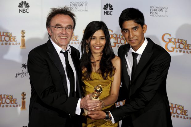 Danny Boyle, Freida Pinto și Dev Patel, Slumdog Millionaire 