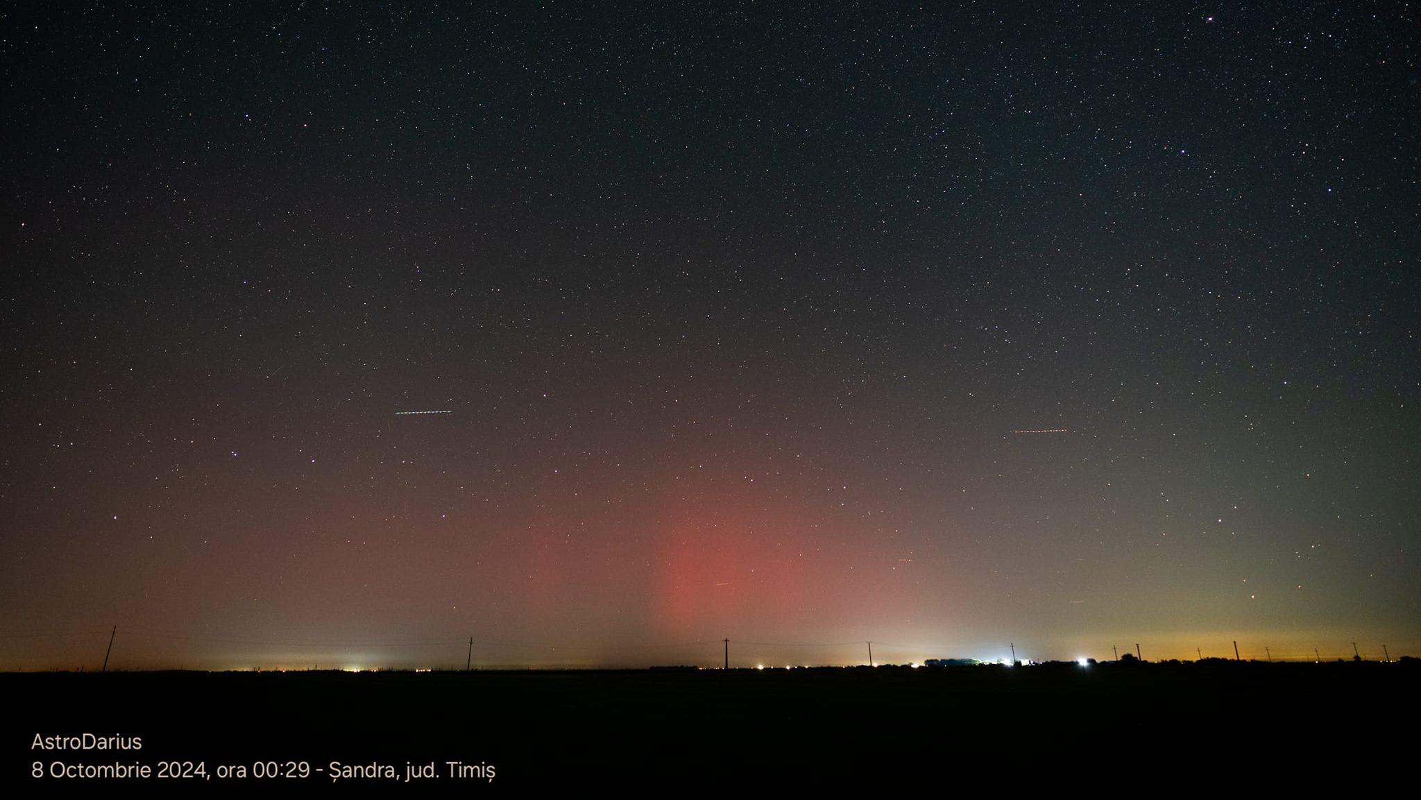 Aurora Boreal Vizibil Pe Cerul Rom Niei Imagini Uimitoare Cu