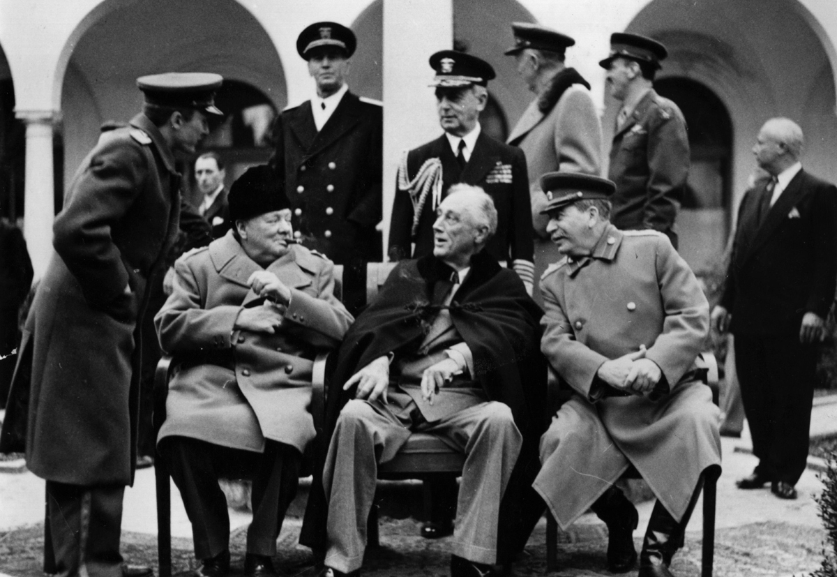 La Yalta, marile puteri și-au împărțit sferele de influență