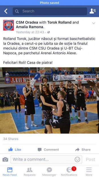 Momentul unic din viața celor doi