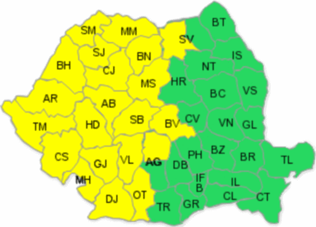 caniculă si furtuni