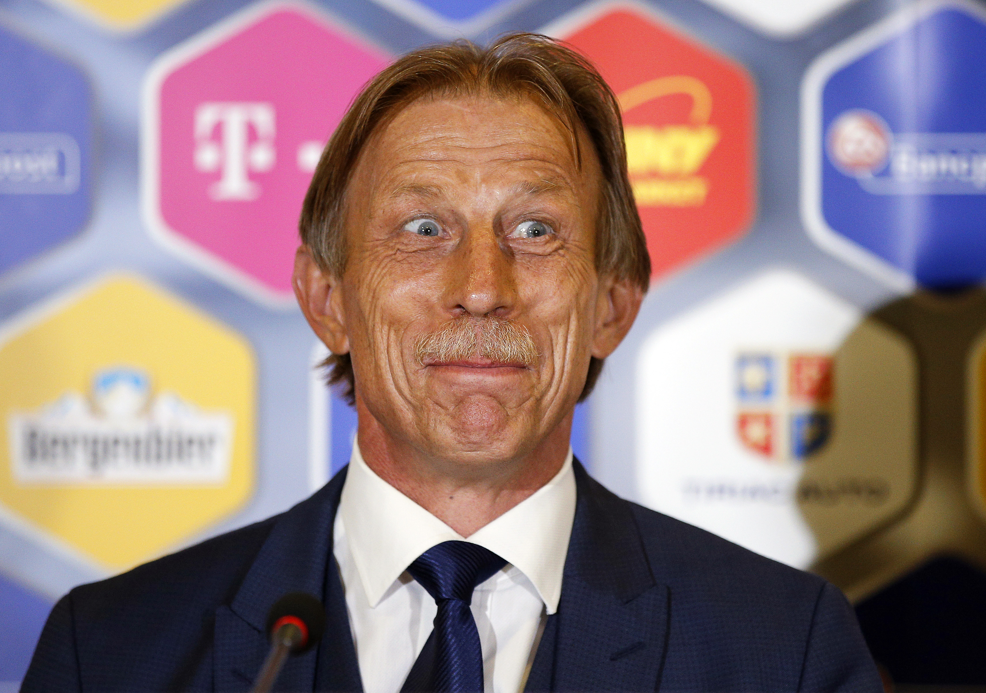 New Romanian national soccer team head coach Christoph Daum