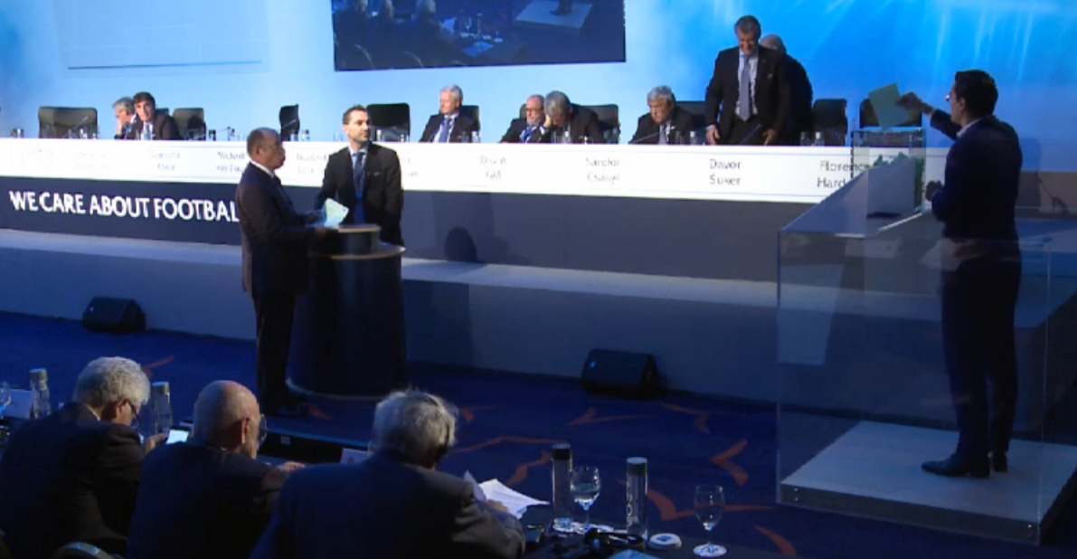 Președintele FRF, Răzvan Burleanu, a votat noul președinte al UEFA