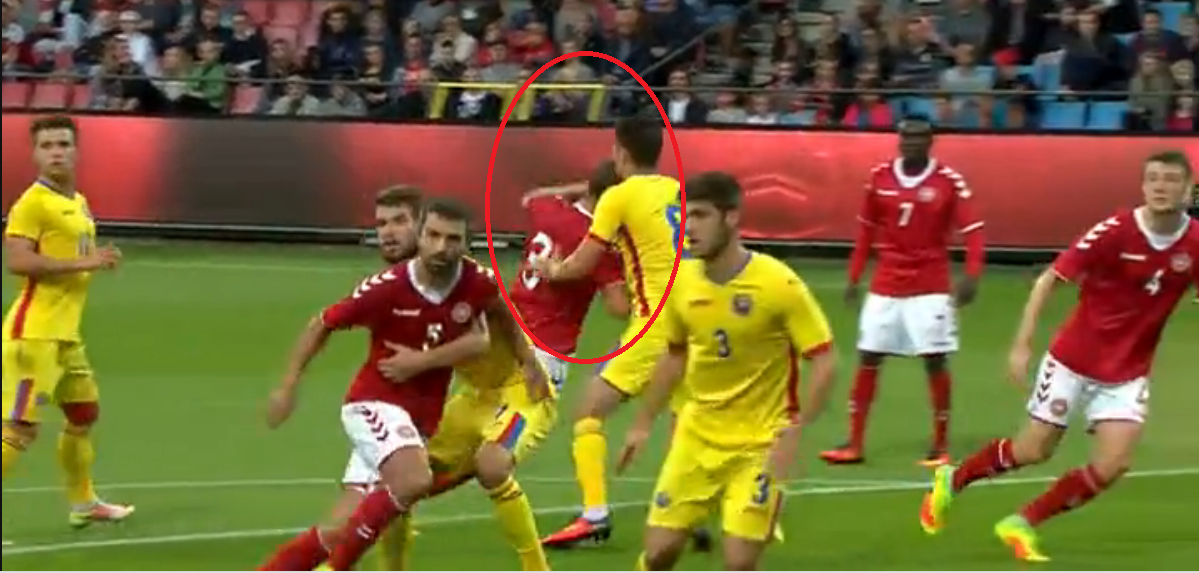 Danemarca - Romania penalty