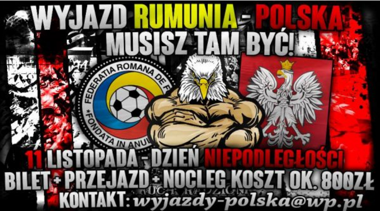Afis Romania - Polonia