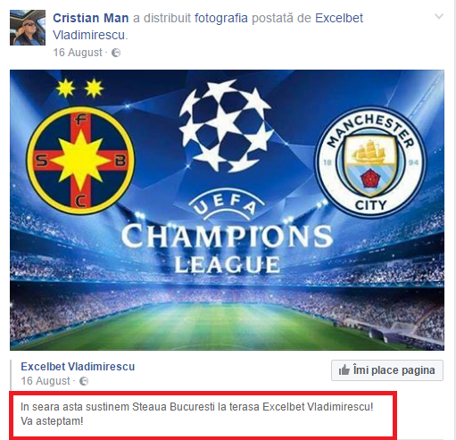Excelbet Vladimirescu