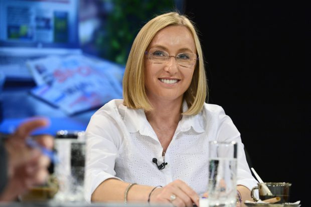 Gabriela Szabo a vorbit, miercuri 2 Noiembrie 2016, in studioul Pro Sport Live, despre strategia cu care se va prezenta la alegerile din 15 noiembrie, pentru functia de presedinte al Comitetului Olimpic si Sportiv Roman (COSR). MARIAN ILIE/MEDIAFAX FOTO