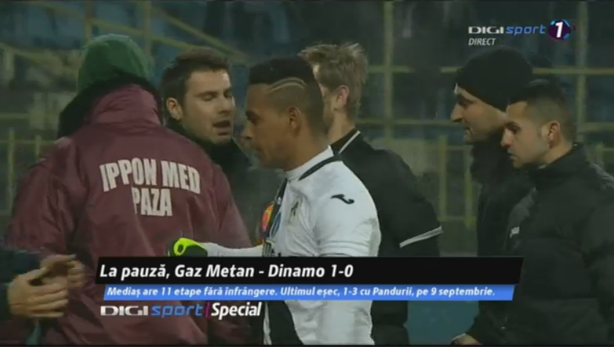 Dinamo proteste Gaz penalty Mutu