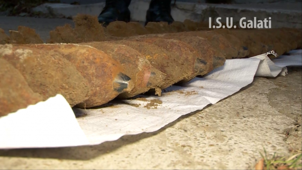 Zeci de bombe au fost descoperite în județul Galați