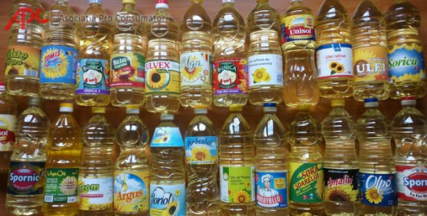Consiliul Concurenţei: Preţul mediu la uleiul de floarea-soarelui a crescut cu aproape 9% în ultimele trei luni