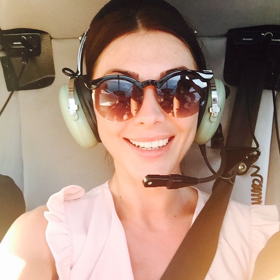 Ilinca vandici s-a plimbat cu elicopterul în Republica Dominicană