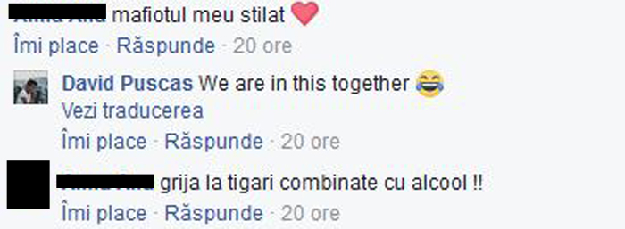 Mesajele schimbate pe Facebook de cei doi