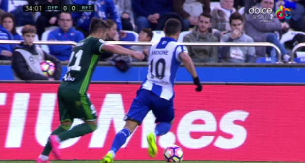 Duel Andone - Toşca în Spania. Atacantul l-a contrat dur pe fundaş! S-a încheiat remiză / VIDEO