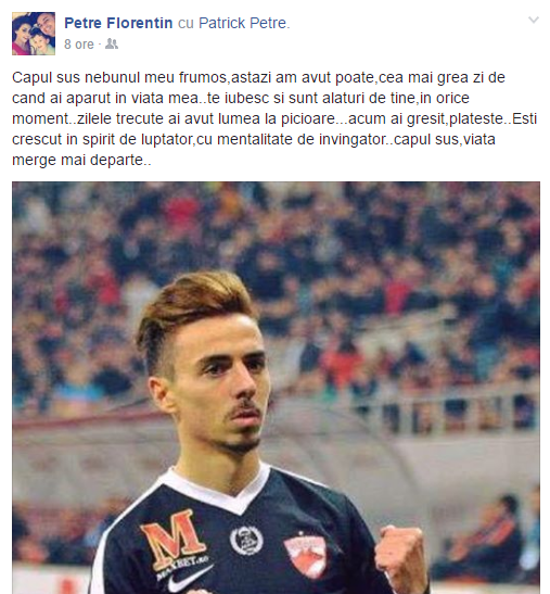 UPDATE. Florentin Petre le-a găsit scuză bețivilor de la Dinamo și a sărit la gâtul lui Rednic: ”Să se uite la ceea ce a făcut fiica lui”. Mesaj pentru Patrick