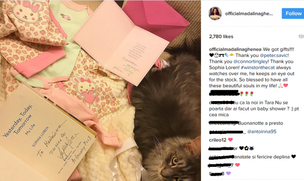 Mădălina Ghenea a venit să nască în România. Incredibil ce cadou i-a făcut Sophia Loren înainte să plece din Los Angeles