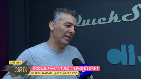 Joseph Hadad a slăbit 5 kilograme. Efortul de la Uite cine dansează! și-a pus amprenta pe trupul chef-ului