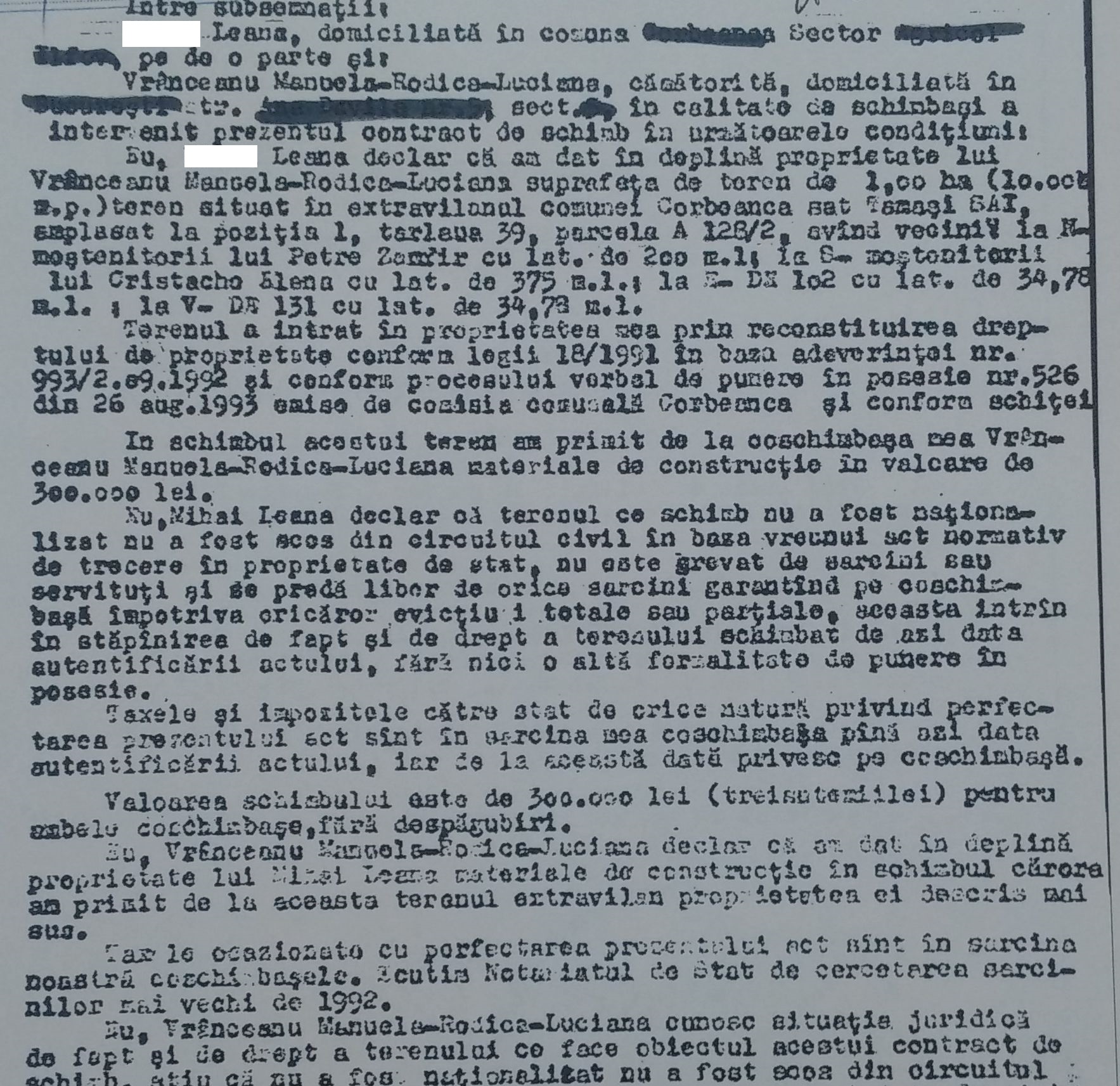 Culisele tunului imobiliar dat de Țânțăreanu în anii '90: 182$ prețul unui hectar în paradis