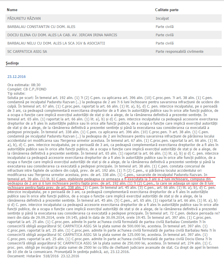 Fotbalistul Răzvan Pădurețu, fost campion al României, condamnat la închisoare pentru crimă