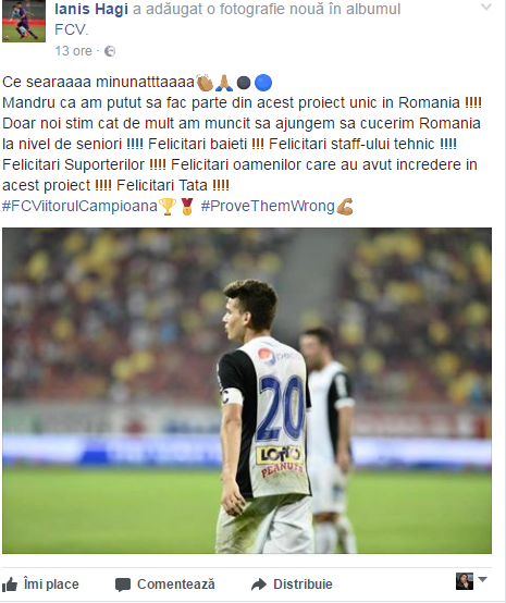 Gică Hagi a primit un mesaj de felicitare de peste Ocean. ”Pentru mine, Regele a devenit Zeu”!
