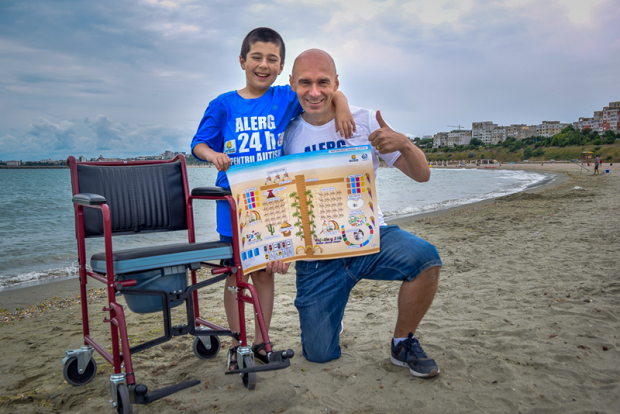 plajă pentru persoanele cu dizabilități