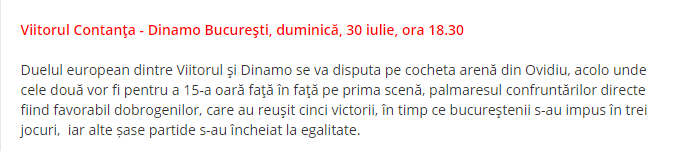 Liga 1, etapa 3. FC Viitorul - Dinamo 0-1. Costache ratează, Costache marchează. Tordai, probleme cu vederea / LIVE TEXT & VIDEO