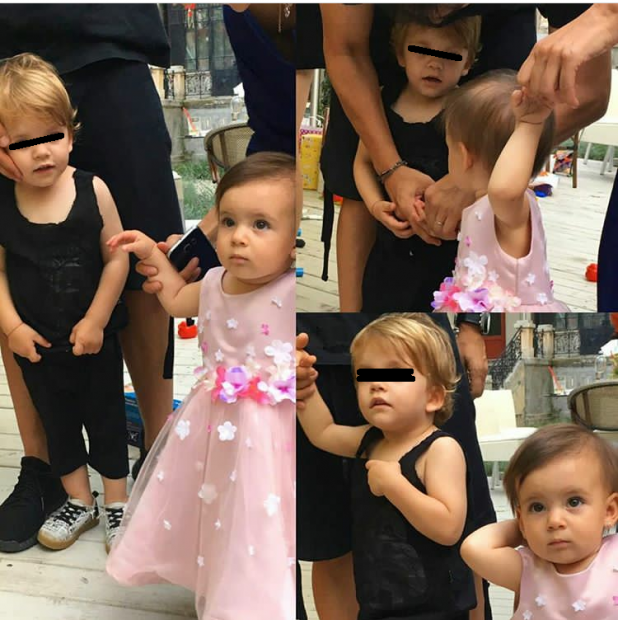 EXCLUSIV/ Amalia Enache a rupt turta fiicei sale. Micuța Alma a fost sărbătorită de ambii părinți