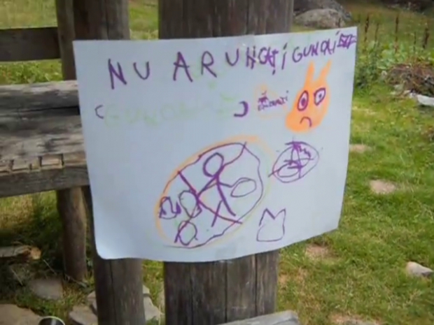 Poiana Pelegii din Munții Retezat, plină de gunoaie lăsate în urmă de turiști. Mesajul emoționant al unei fetițe, după ce a văzut mizeria