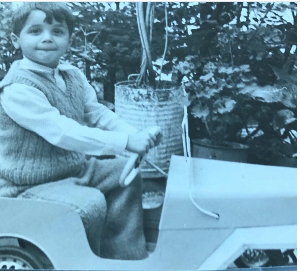 Imagine de colecție cu Gabriel Coveșeanu. Avea doar 4 ani. Fanii s-au amuzat când au văzut cum arăta