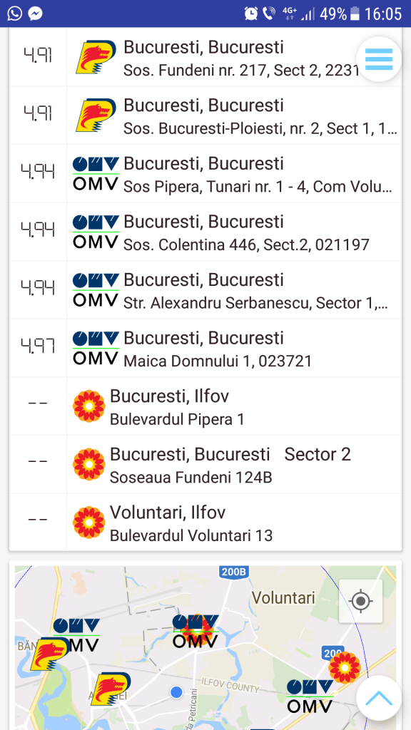 Peco Online. Captură ecran