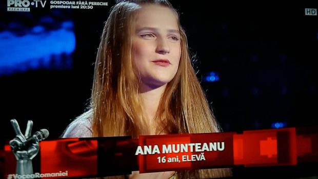 ana munteanu, la Vocea Romaniei