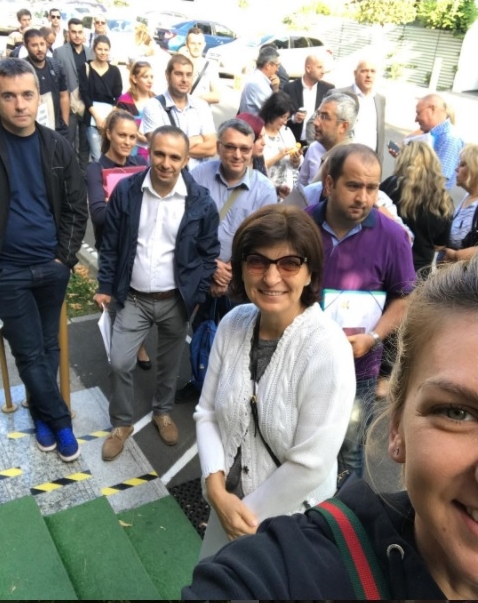 Simona Halep a fost azi să-și ia viza de China