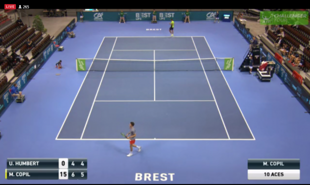 Marius Copil, eliminat în semifinale la Brest. L-a învins grecul Stefanos Tsitsipas, un reprezentant al noului val din tenis