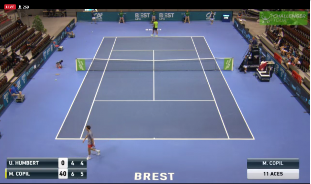 Marius Copil, eliminat în semifinale la Brest. L-a învins grecul Stefanos Tsitsipas, un reprezentant al noului val din tenis