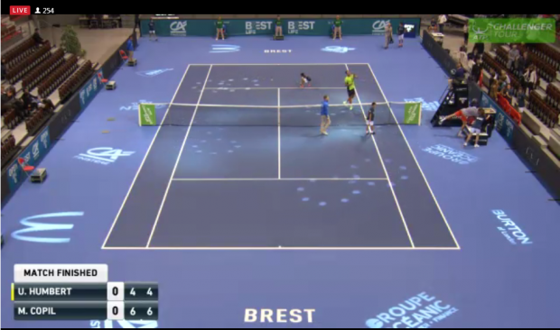 Marius Copil, eliminat în semifinale la Brest. L-a învins grecul Stefanos Tsitsipas, un reprezentant al noului val din tenis