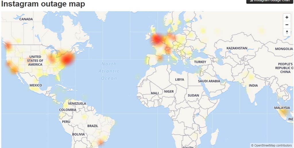 Panică în mediul online: Facebook şi Instagram au picat