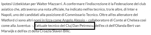 Dan Petrescu, dorit la naționala Uzbekistanului. Pe lista oficialilor de la Tașkent se află nume însemnate