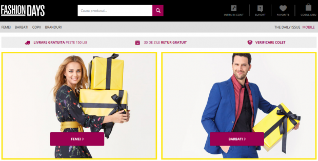 Fashion Days, creștere a comenzilor de Black Friday 2017