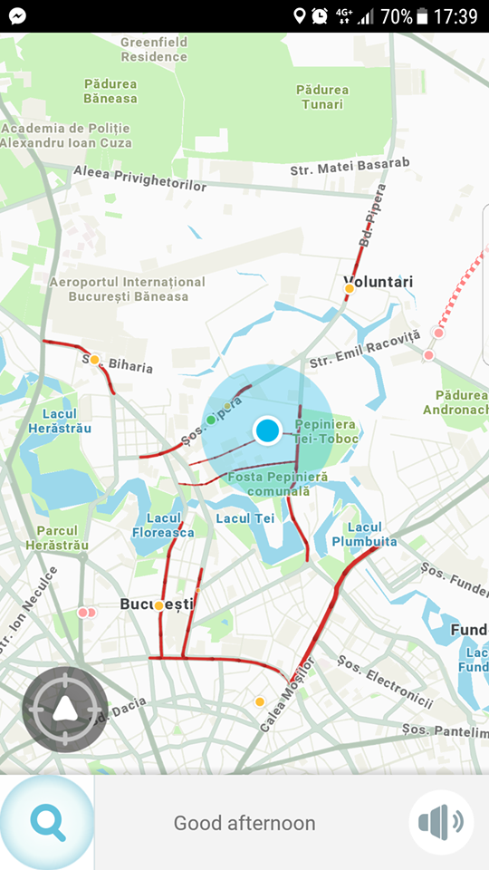 Pana de curent a afectat și traficul în București. Waze s-a înroșit pe principalele bulevarde din nord