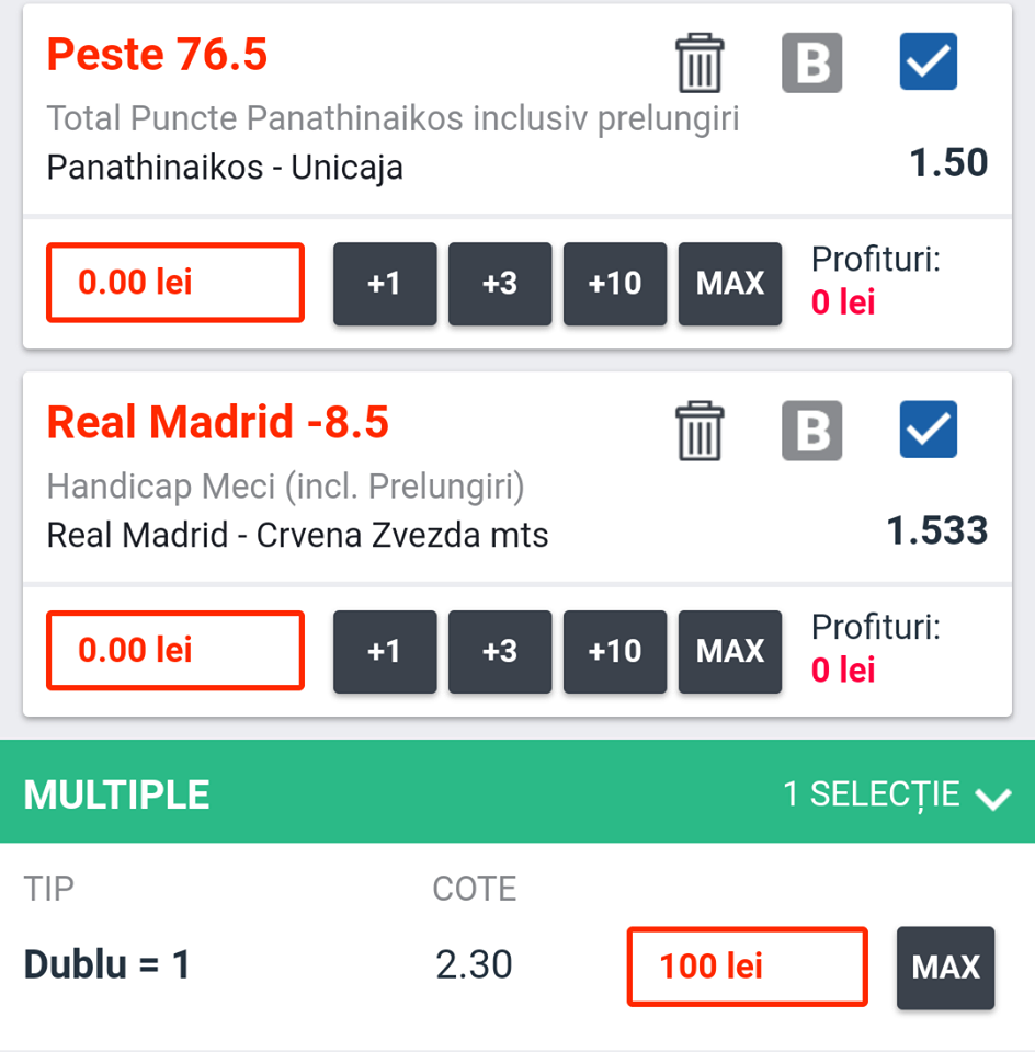 Biletul zilei din baschet 1 decembrie 2017