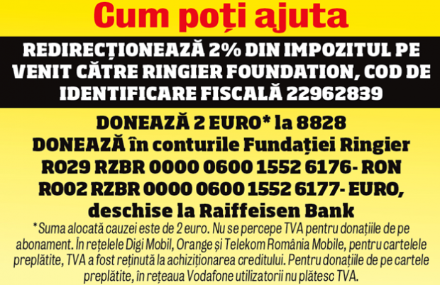 Copiii internați aOncologie au fost ajutați de Fundație Ringier