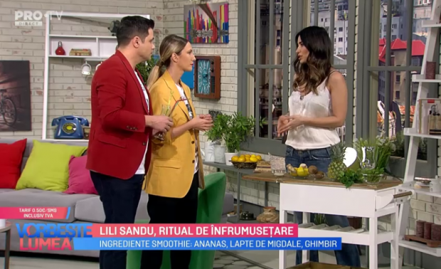 Băutura specială pe care o consumă Lili Sandu zi de zi