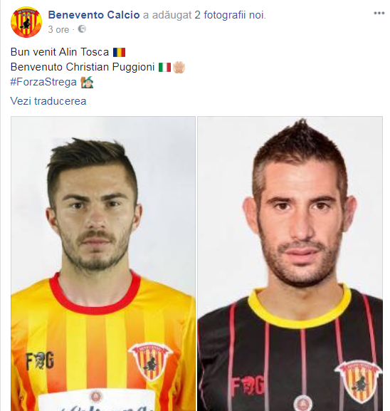 Italienii i-au urat lui Alin Toșca bun venit în limba română
