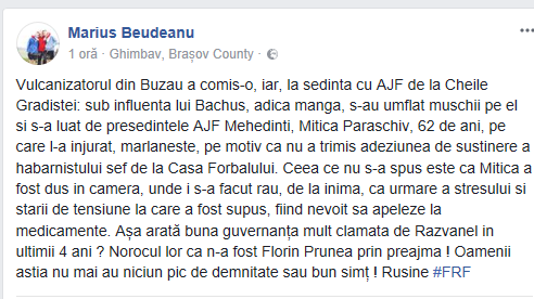Burleanu și cei din clica lui simt că le fuge pământul de sub picioare: ”Gunoiule, du-te-n ... mea!”. Victimei i s-a făcut rău!