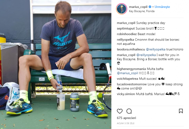 Marius Copil, dezbrăcat la plajă. Jucătorul de tenis, surprins cu ”prafuri” la Miami