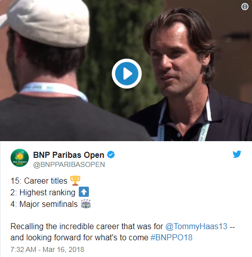 Tommy Haas și-a anunțat oficial retragerea din tenis. L-a avut alături pe prietenul Roger Federer. Lovituri de senzație ale neamțului  / VIDEO