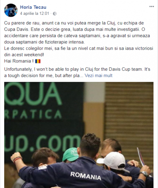 Rojer și Tecău s-au retras de la Mastersul de la Monte Carlo