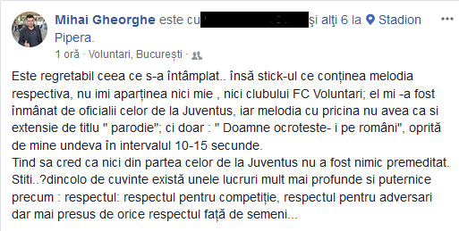 EXCLUSIV Explicația crainicului prins la mijloc în scandalul de xenofobie declanșat la meciul Juventus - Sepsi Sfântu Gheorghe. Poliția a intrat pe fir