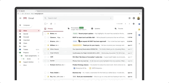 Gmail redesign