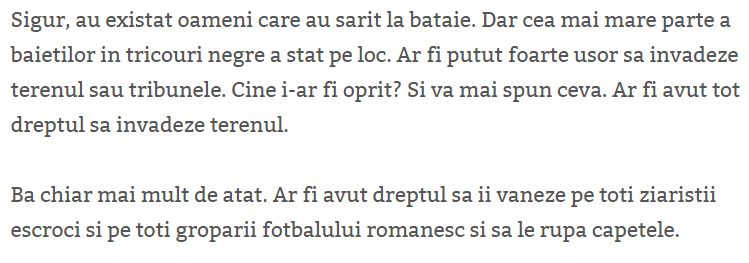 Ultrașii Stelei sunt incitați la violență: ”Ar fi avut dreptul să le rupă capetele”