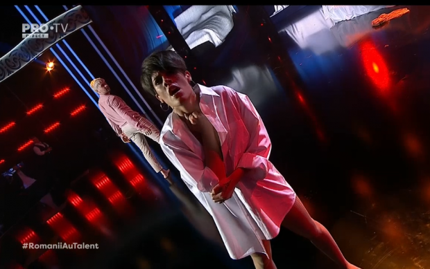 Nicolai Curnic și Sonia Orta, în timpul dansului